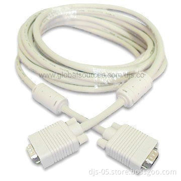 HDB VGA Cable, 15 M to M, Available in Various Colors and Lengths, OEM and ODM are Welcome